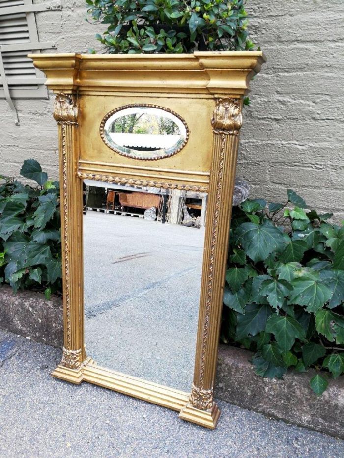 A 20th Century French-style Gilt Bevelled Mirror - Image 3