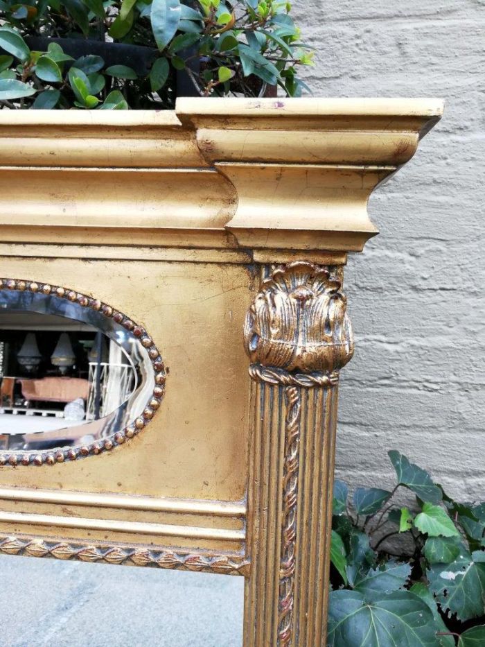 A 20th Century French-style Gilt Bevelled Mirror - Image 4