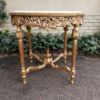 A French Style Ornately Carved Marble top Centre Table - Image 2