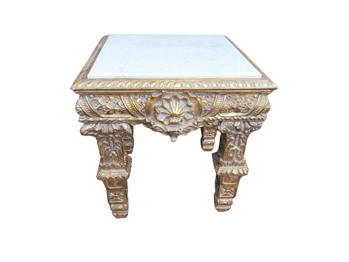 A French Style Ornately Carved Side Table