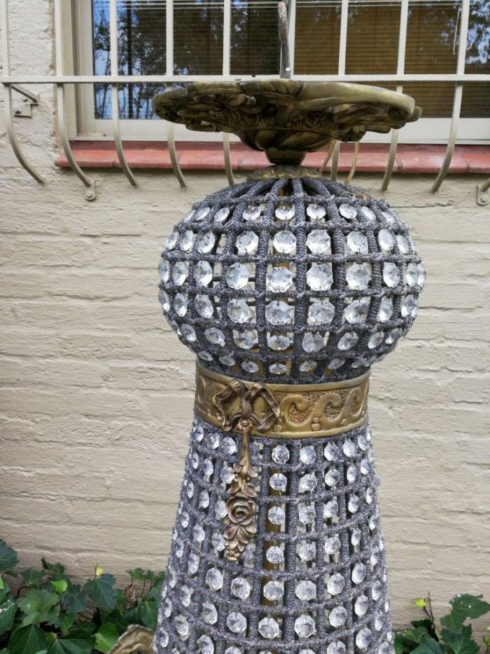 A French Empire Style Brass Gilt Chandelier - Image 6