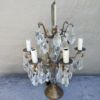 A Pair of French Style Gallery Brass and Crystal Table Lamp in a Gold Finish (Medium) - Image 5