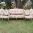 A 20th Century French Style Carved And Hand Gilded Giltwood Five Piece Set Comprising A Settee