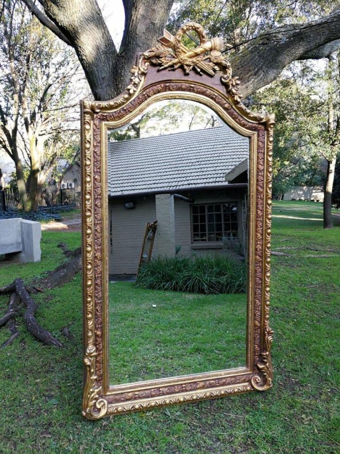 A French Rococo Style Ornately Carved and Gilded Bevelled Mirror - Image 4