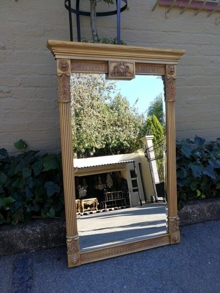 A 20th Century French Empire-Style Bevelled And Gilt Mirror - Image 2