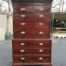 An Exceptional  Late 18th/Early 19th Century George III Mahogany Chest on Chest on Bracket Feet