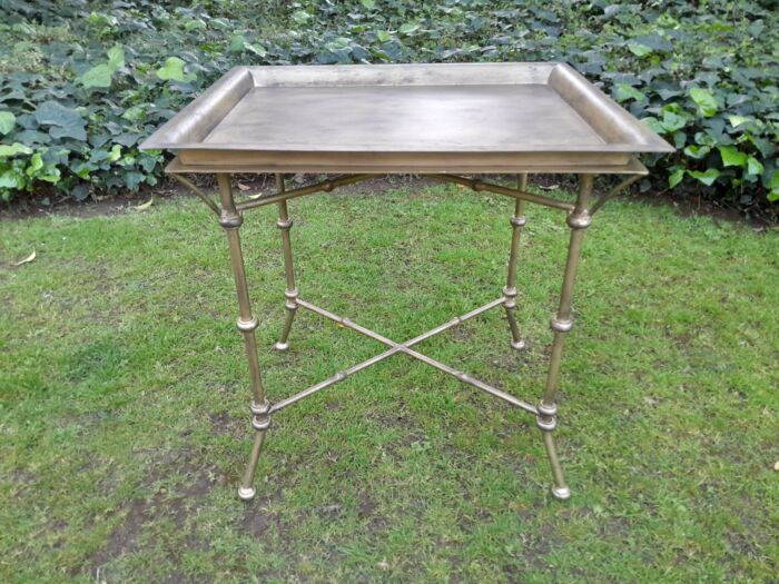 A Pair Of Custom-Made Wrought Iron Side Tables   - Image 6