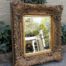 A 20th Century Victorian-Style Gilt-Painted Bevelled Mirror 