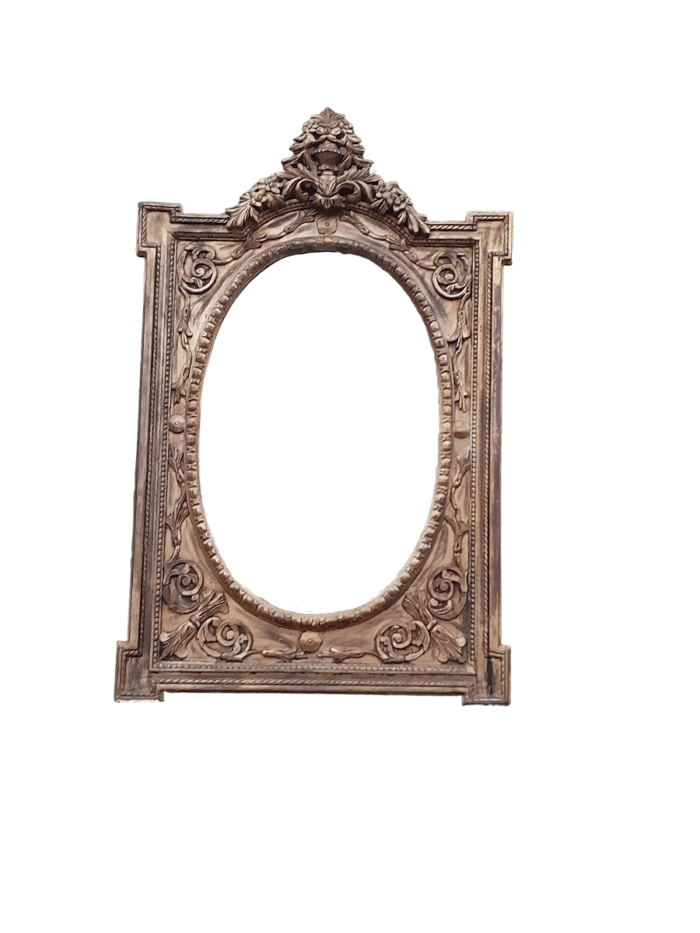 A 20th Century Ornately Carved and Bevelled Gilt-wood  Mirror