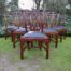 A 20TH Century English Set of Ten Carved Mahogany Chippendale Style Chairs