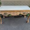 A 20th Century Ornately Carved Server/ Console/Entrance Hall Table with a Marble Top - Image 3