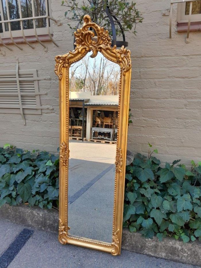 An Ornate Rococo French Style Carved Bevelled Mirror - Image 2