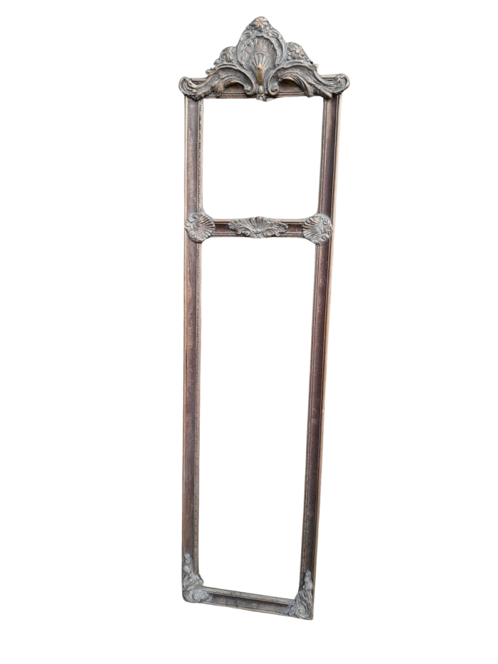 An Ornate Carved Rococo French Style Bevelled Mirror