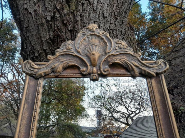 An Ornate Carved Rococo French Style Bevelled Mirror - Image 4