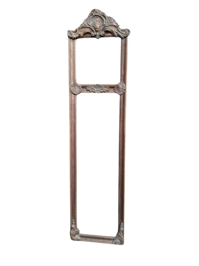 An Ornate Carved Rococo French Style Bevelled Mirror