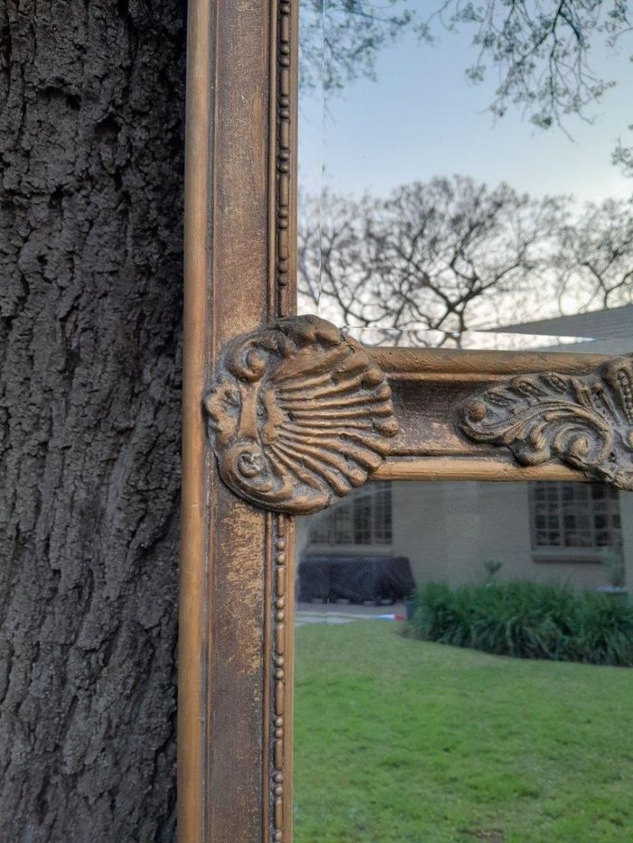 An Ornate Carved Rococo French Style Bevelled Mirror - Image 5