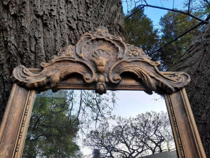 An Ornate Carved Rococo French Style Bevelled Mirror - Image 6