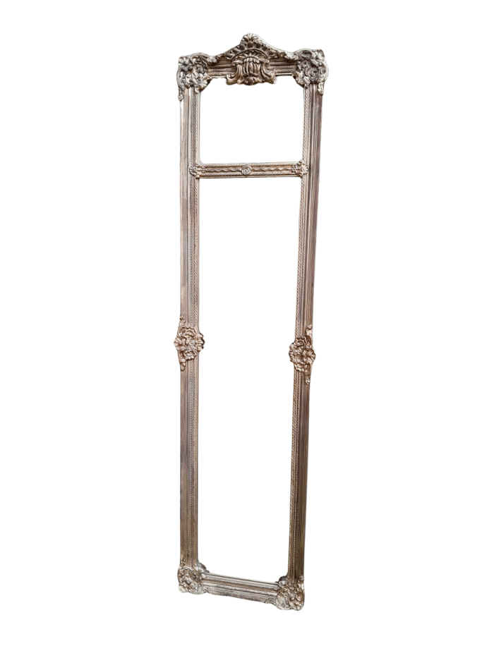 An Ornate Carved Rococo French Style Bevelled Mirror