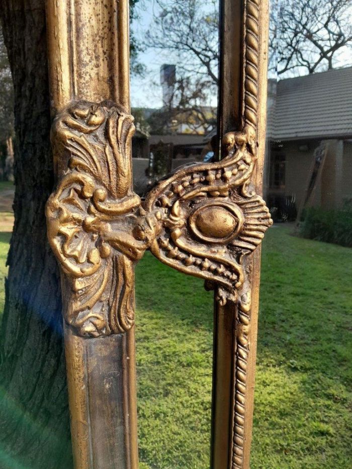 An Ornate Carved Rococo French Style Bevelled Mirror - Image 4