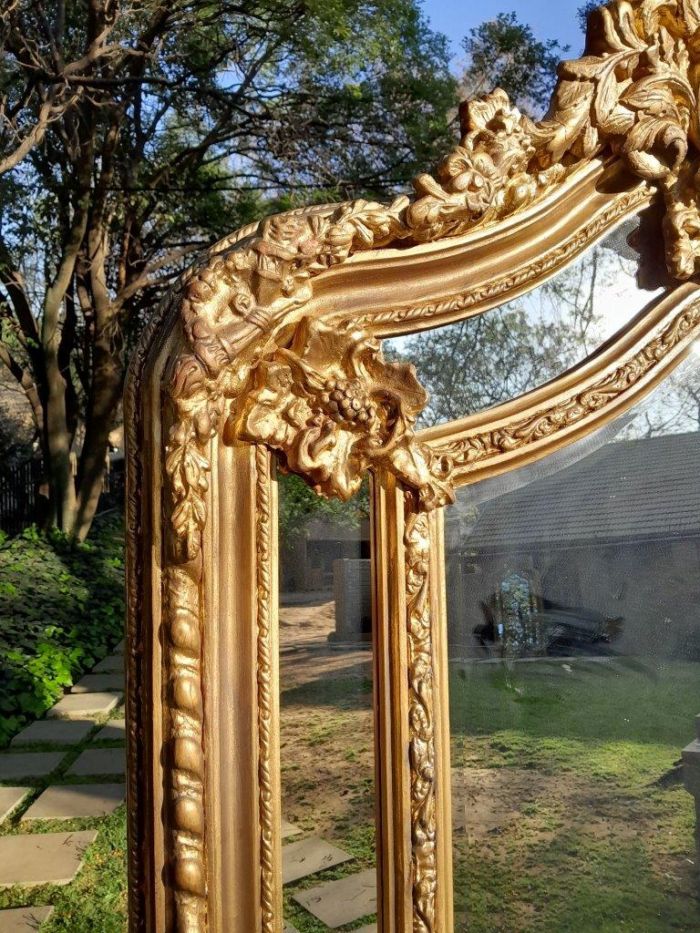 An Ornate Carved Rococo French Style Bevelled Mirror - Image 3