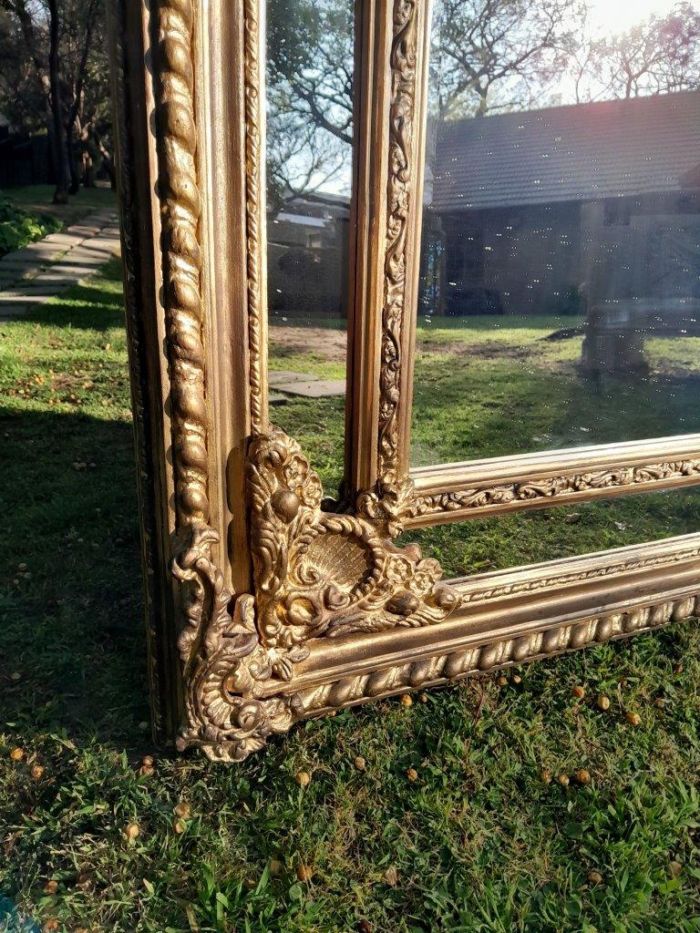 An Ornate Carved Rococo French Style Bevelled Mirror - Image 4