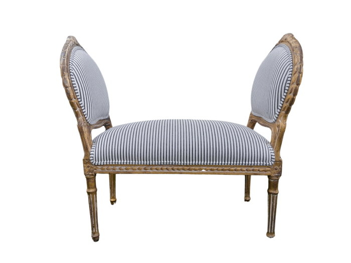 A French Style Carved Window Bench