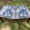 A 20th Century French Style Carved And Hand-Gilded Arm Chair With Foot-Rest - Image 6