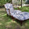 A 20th Century French Style Carved And Hand-Gilded Arm Chair With Foot-Rest - Image 7