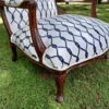 A 20th Century French Style Carved And Hand-Gilded Arm Chair With Foot-Rest - Image 13