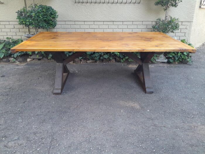 A Cape Yellowwood Entrance / Refectory / Dining Table - Image 3