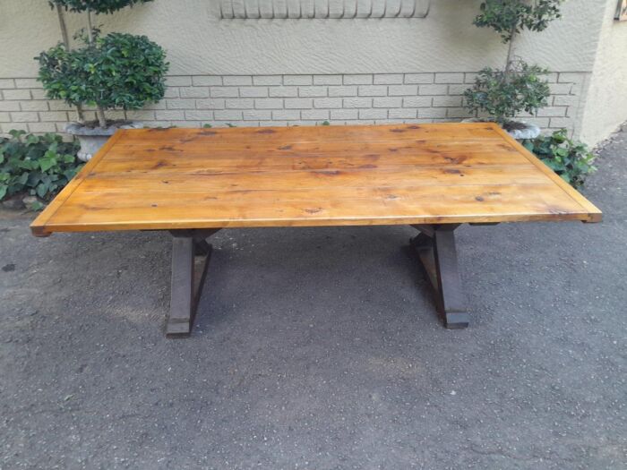 A Cape Yellowwood Entrance / Refectory / Dining Table - Image 4