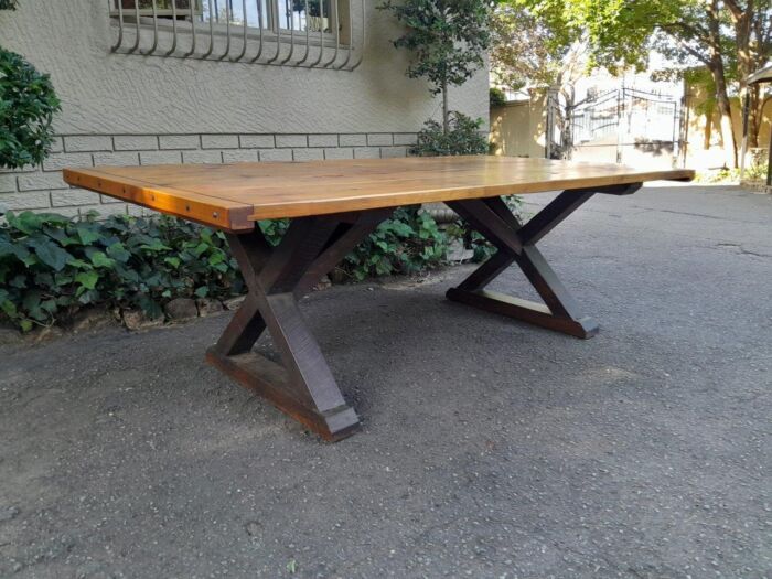 A Cape Yellowwood Entrance / Refectory / Dining Table - Image 5
