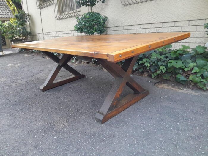 A Cape Yellowwood Entrance / Refectory / Dining Table - Image 6