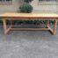A French Oak Refectory / Entrance / Dining Table In A Contemporary Bleached Wood Finish
