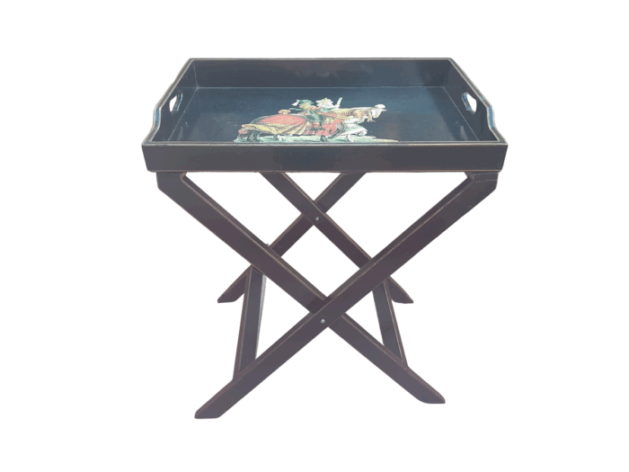 A 20th Century Ebonized English Butlers Tray