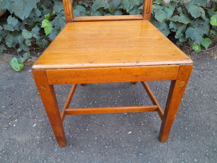 An Early 20th Century Set Of 3 Oak Chairs - Image 5