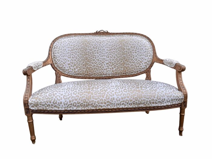 A 20th Century French Giltwood Settee
