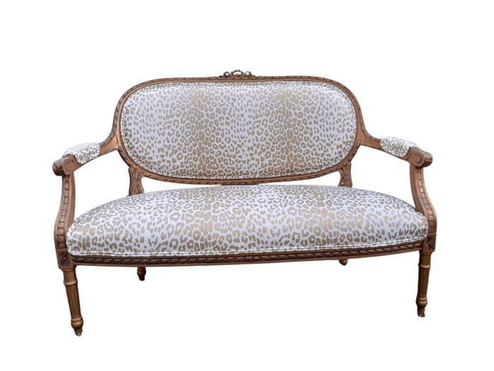 A 20th Century French Giltwood Settee