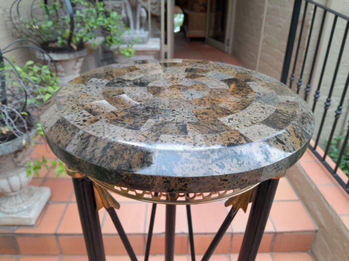 A 20th Century Metal And Brass Plinth - Image 4