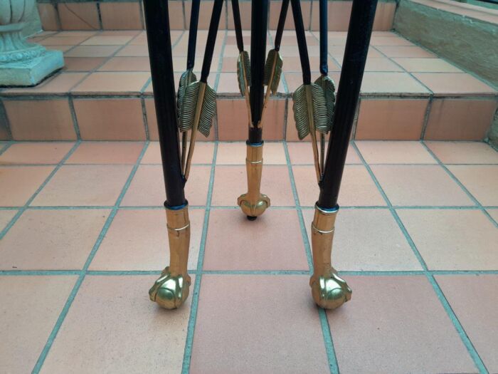 A 20th Century Metal And Brass Plinth - Image 5