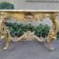 A Gilded Console Table withMarble Top