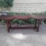 A Hand Carved Decorative Wooden Bench