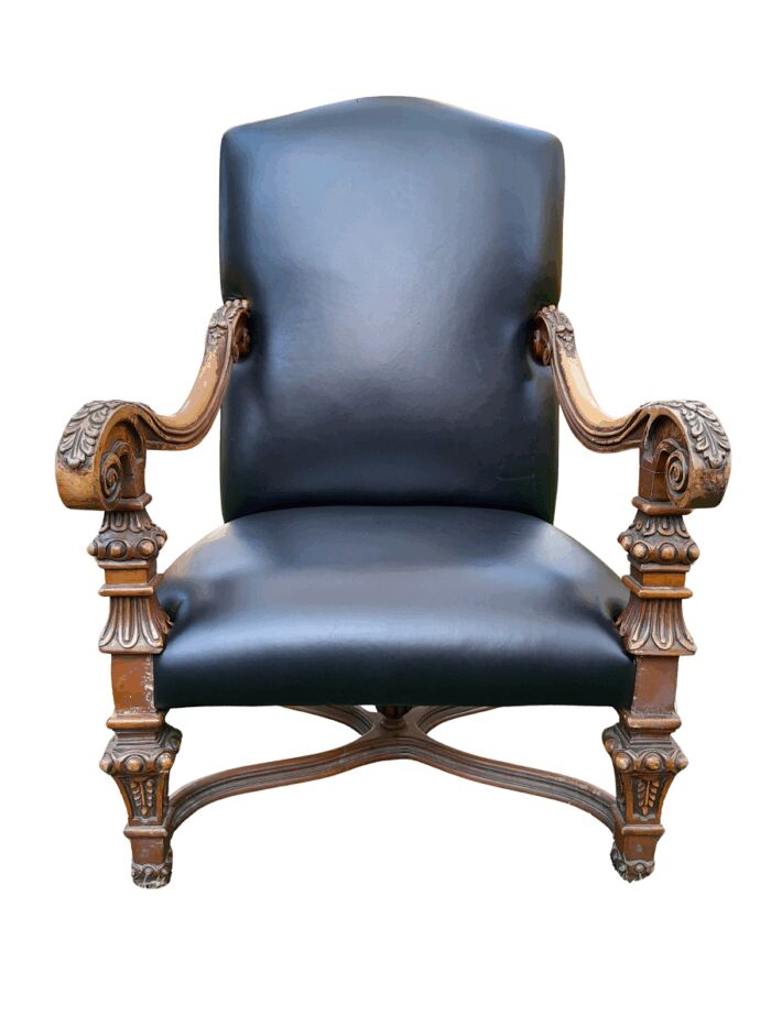 High Back Occasional Arm Chair