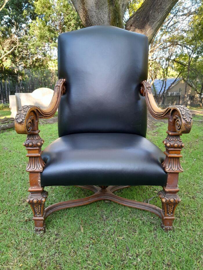 High Back Occasional Arm Chair - Image 3