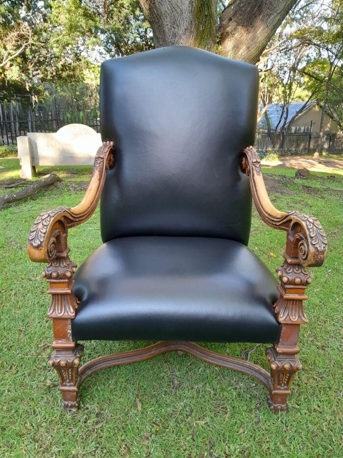 High Back Occasional Arm Chair - Image 4