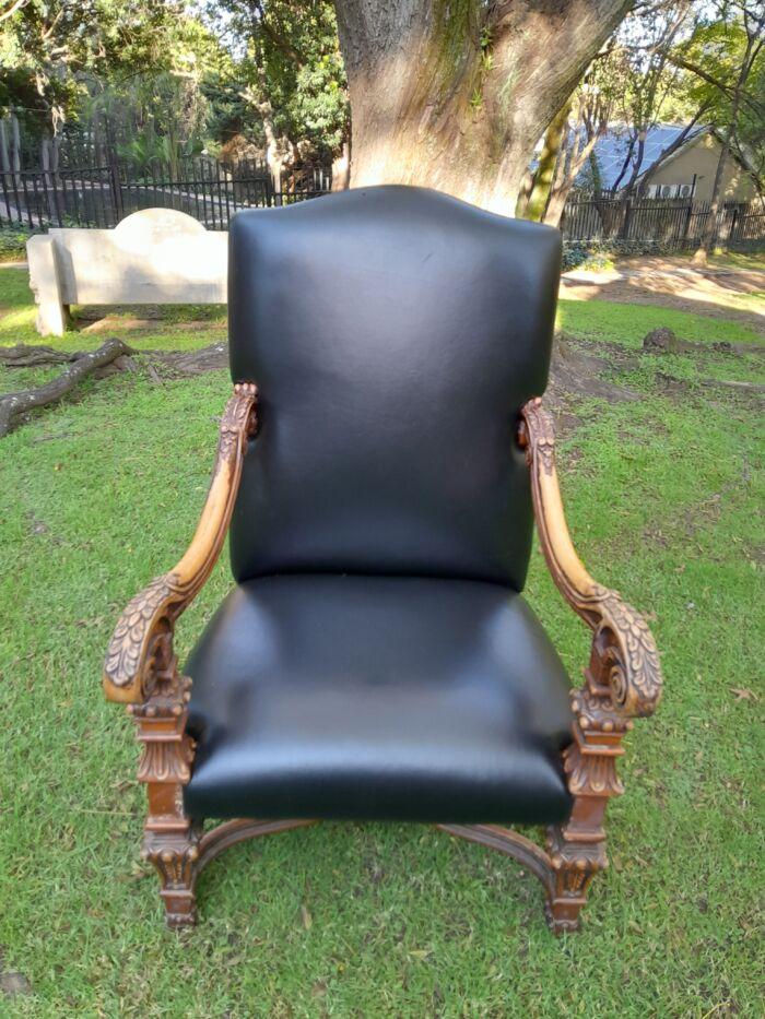 High Back Occasional Arm Chair - Image 5