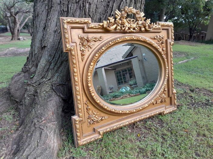 A French Rococo Style Ornately Carved and Gilded Bevelled Mirror 2 - Image 3