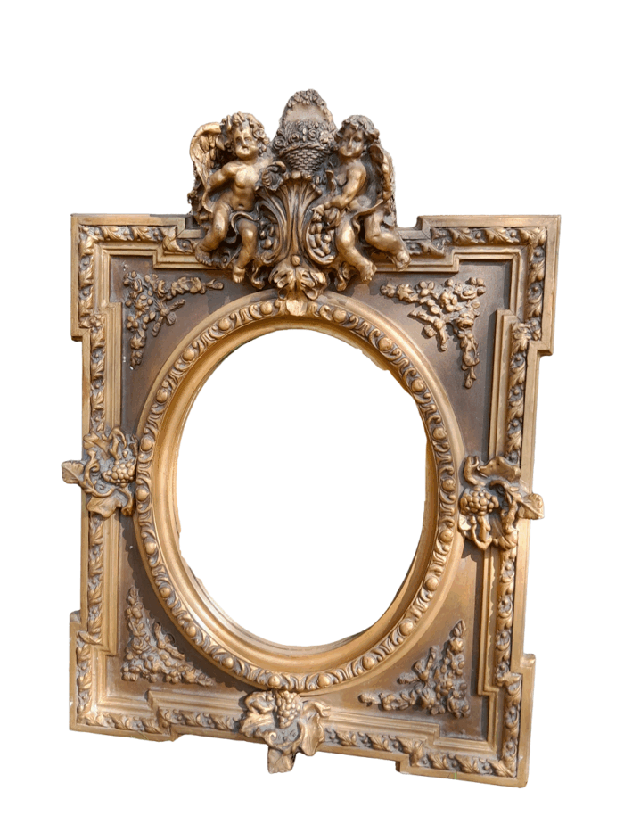 A French Rococo Style Ornately Carved and Gilded Bevelled Mirror 3