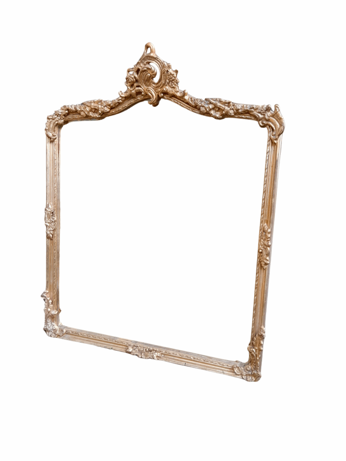 A French Rococo Style Ornately Carved and Gilded Bevelled Mirror 6