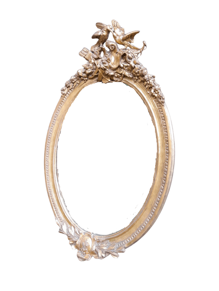 A French Style Ornately Carved and Gilded Bevelled Mirror 15